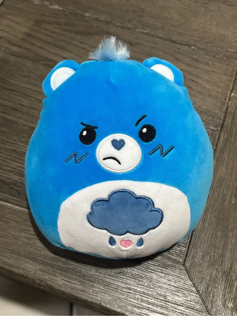 Care Bears Squishmallows • Blue Grumpy Bear 8 inch Plush